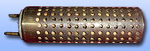Cartridge heater made out of perforated sheath Cartridge heater made out of perforated sheath